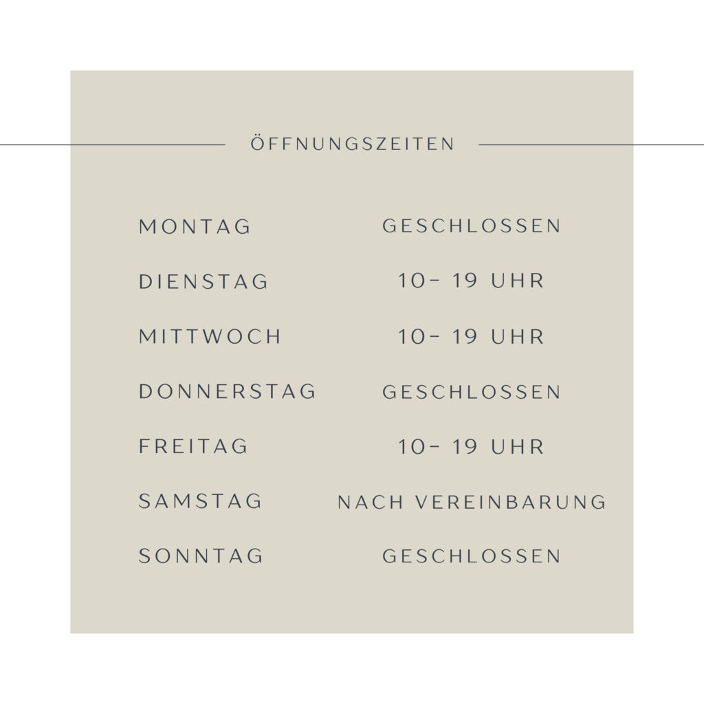 Öffnunghszeiten